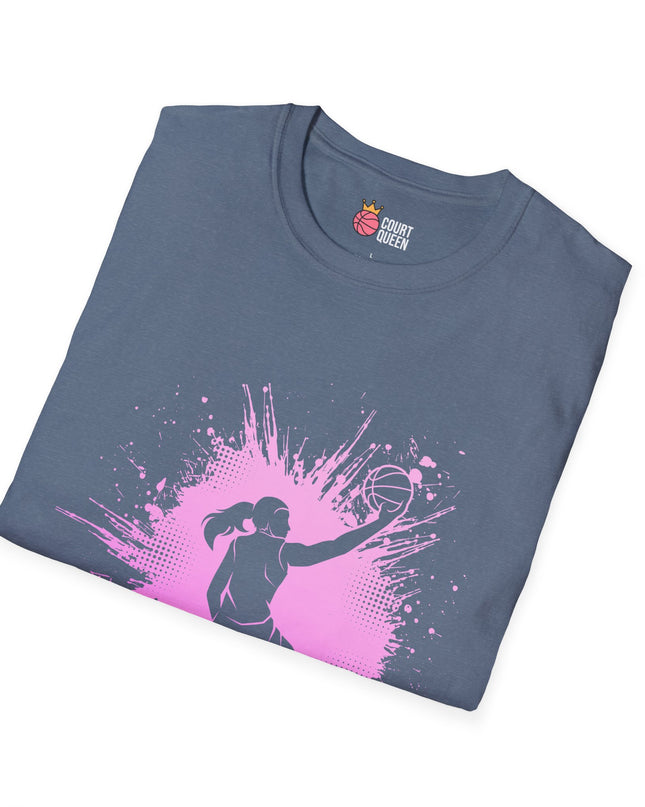 Basketball Girls Women Splash T-Shirt