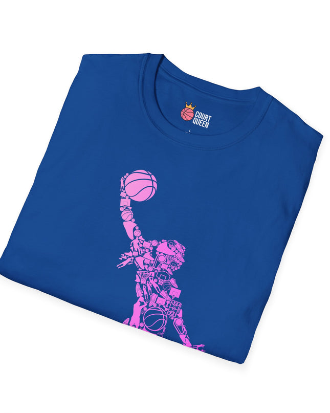 Basketball Girls Women Icon Dunk T-Shirt