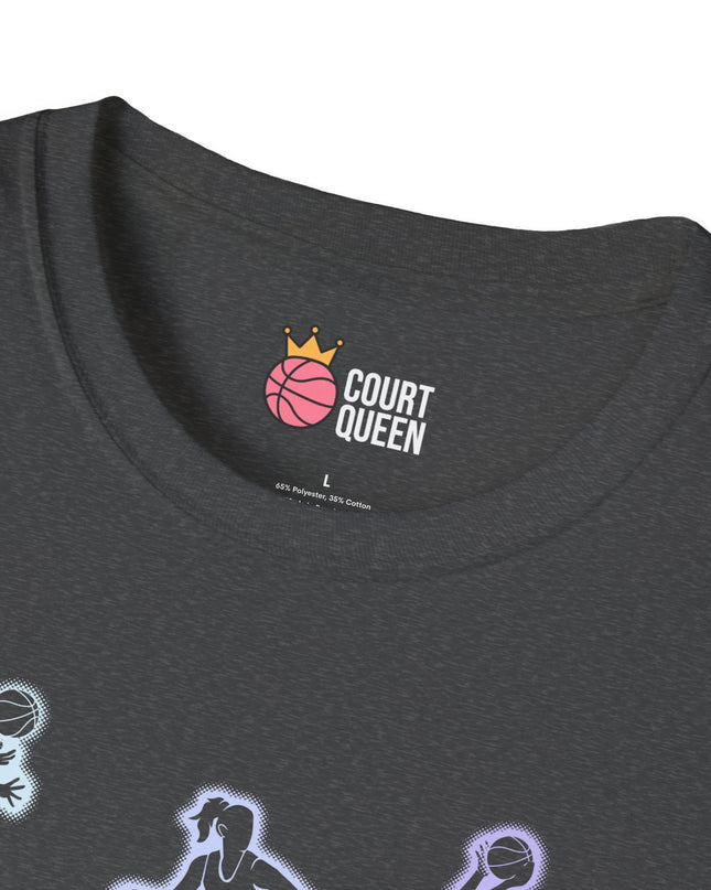 Basketball Girls Women Glow T-Shirt