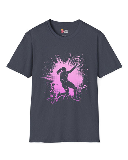 Basketball Girls Women Splash T-Shirt