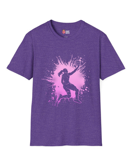 Basketball Girls Women Splash T-Shirt