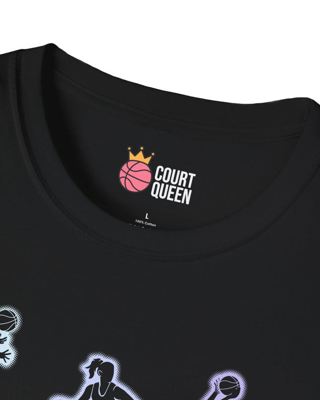 Basketball Girls Women Glow T-Shirt