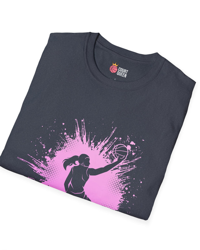 Basketball Girls Women Splash T-Shirt