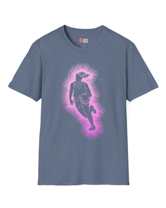 Basketball Girls Women Light Up T-Shirt