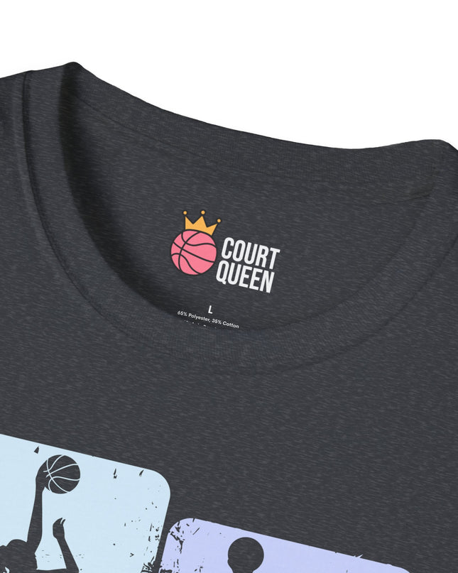 Basketball Girls Women Soft Pastel T-Shirt