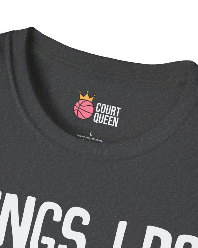 Basketball Girl Women Things I Do in My Spare Time T-Shirt