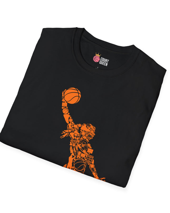 Basketball Girls Women Icon Dunk T-Shirt