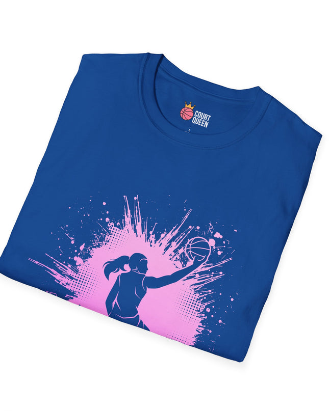 Basketball Girls Women Splash T-Shirt