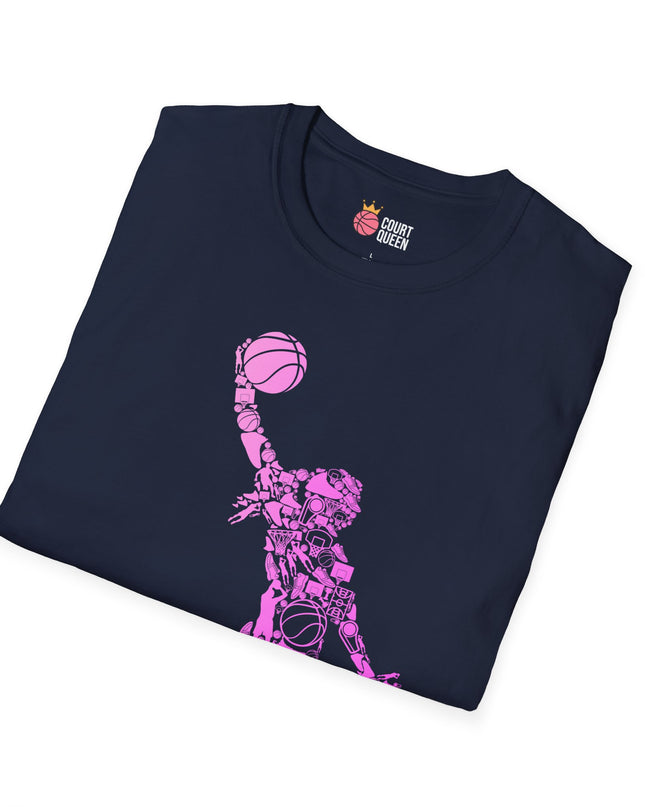 Basketball Girls Women Icon Dunk T-Shirt