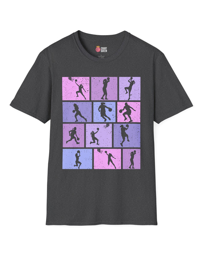 Basketball Girls Women Retro T-Shirt