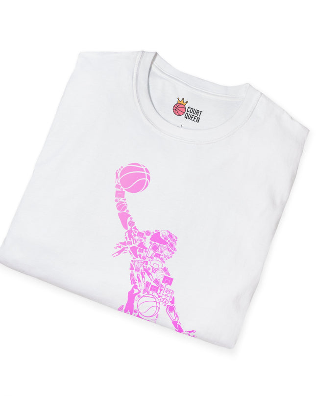 Basketball Girls Women Icon Dunk T-Shirt