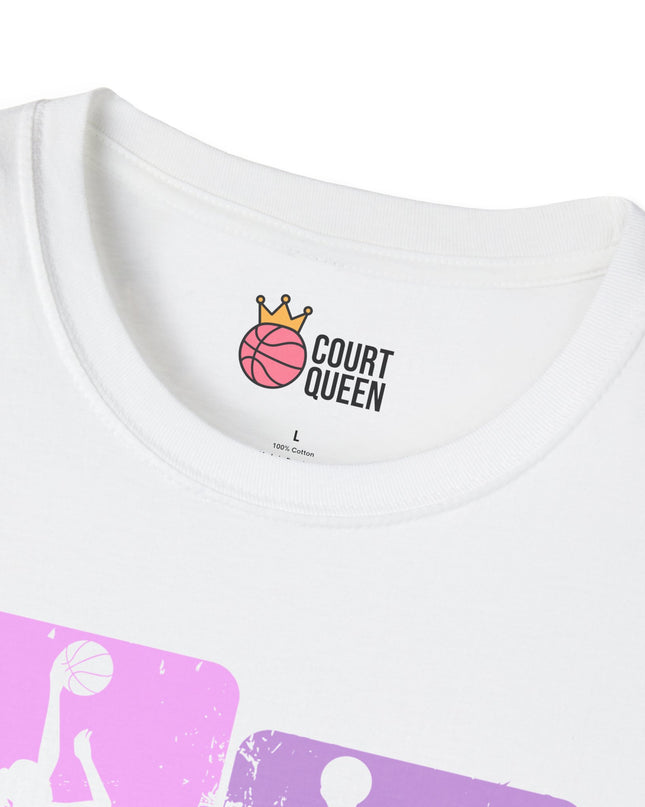 Basketball Girls Women Retro T-Shirt
