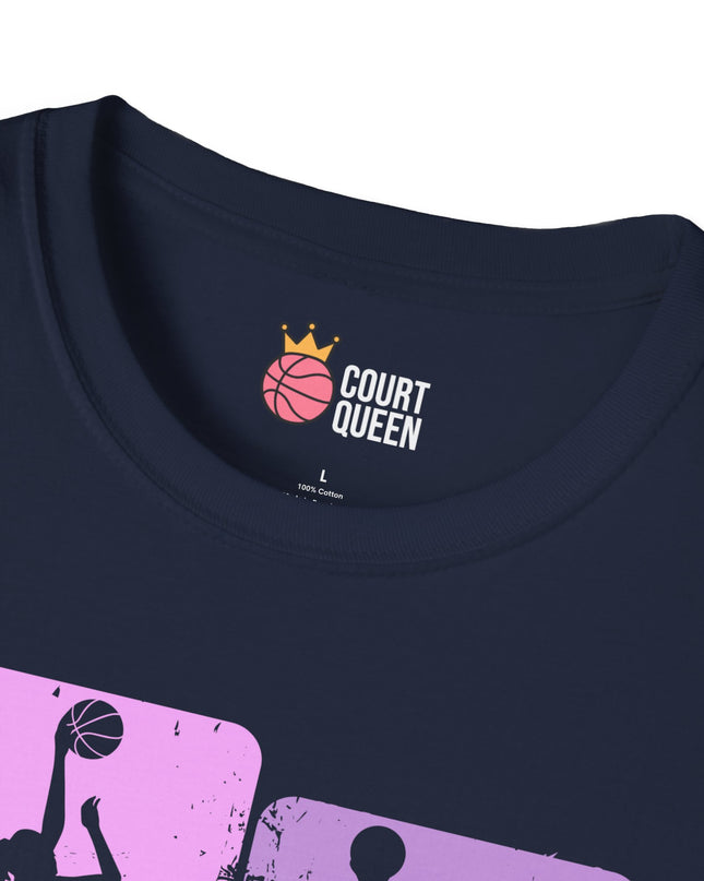 Basketball Girls Women Retro T-Shirt