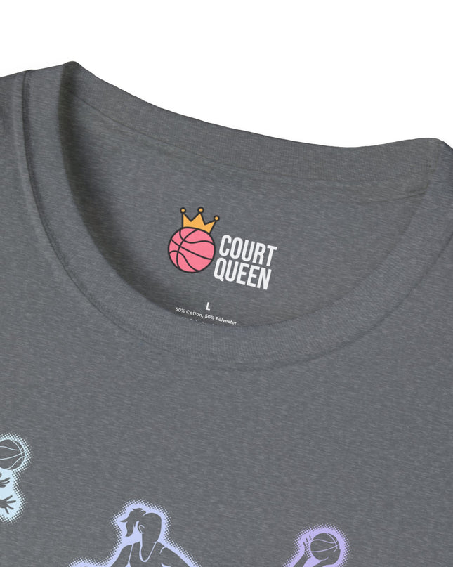 Basketball Girls Women Glow T-Shirt