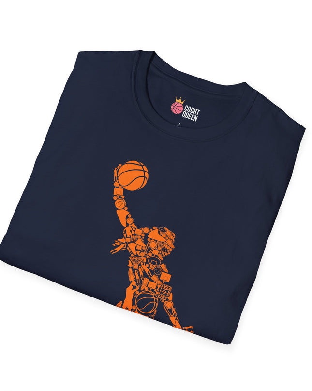 Basketball Girls Women Icon Dunk T-Shirt