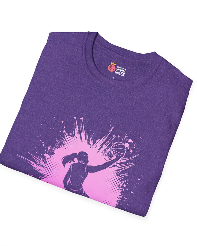 Basketball Girls Women Splash T-Shirt