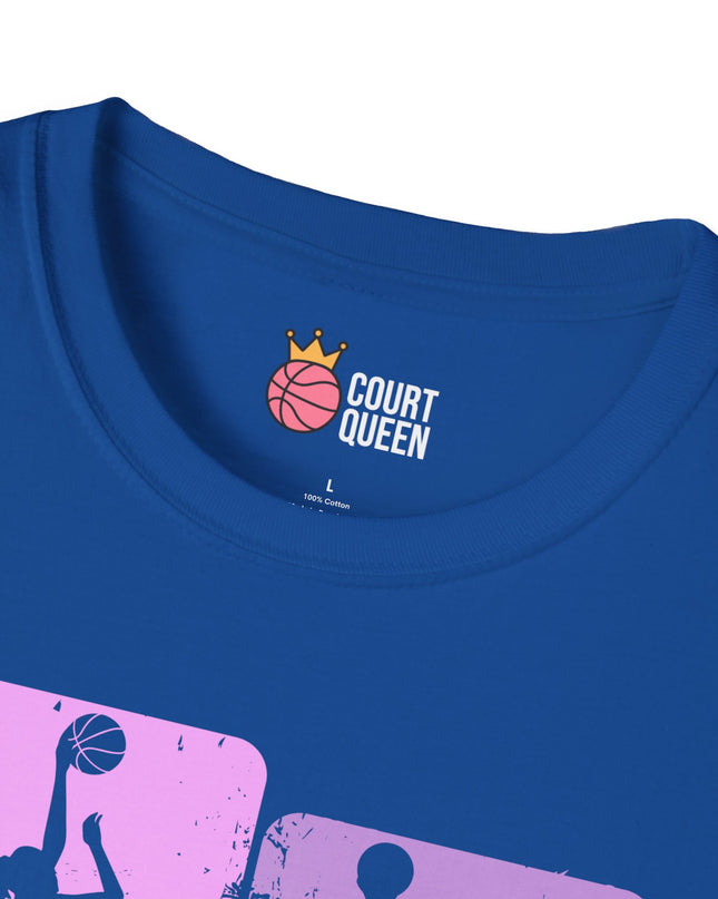 Basketball Girls Women Retro T-Shirt