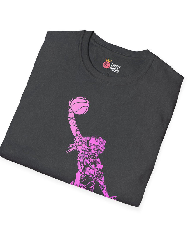 Basketball Girls Women Icon Dunk T-Shirt